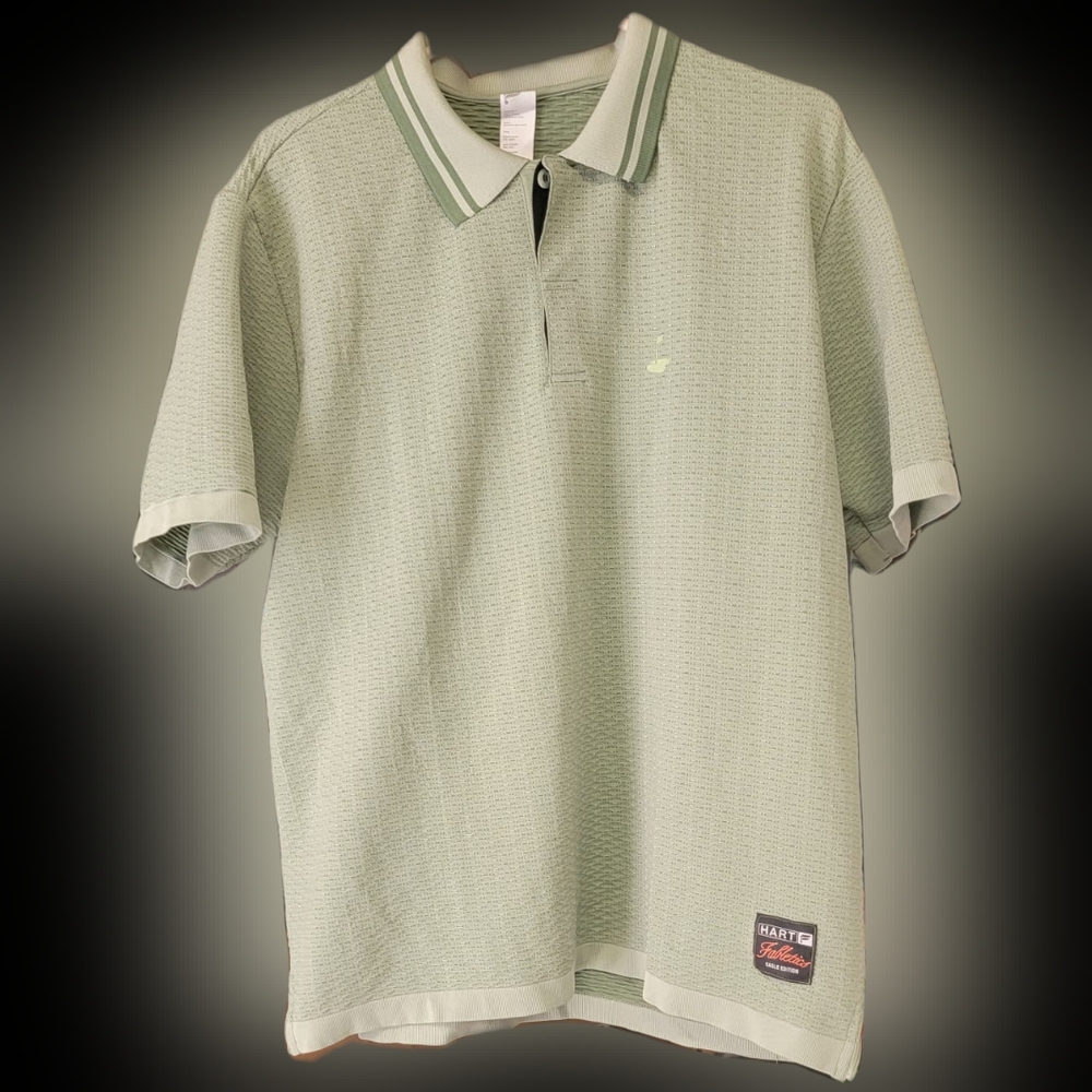 Fairway & Greene Polo Shirt Mens Large Green Bay Hill Golf Golfing Casual